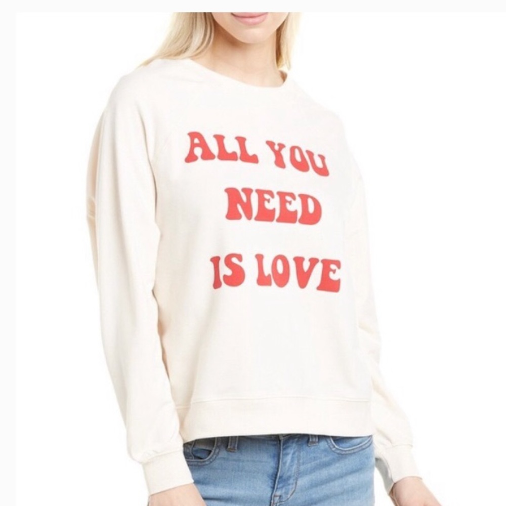 WILDFOX Sommers All You Need Sweatshirt Sz L